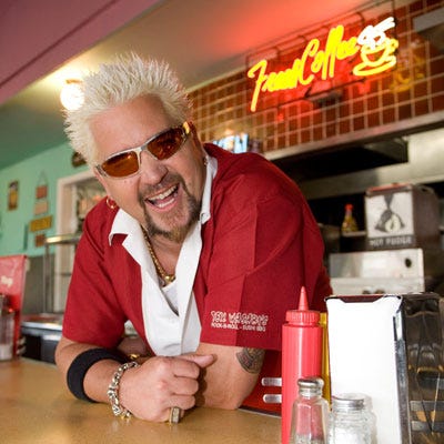 How To Take A Diners Drive Ins And Dives Road Trip Guy Fieri Road Trip Map Delish Com