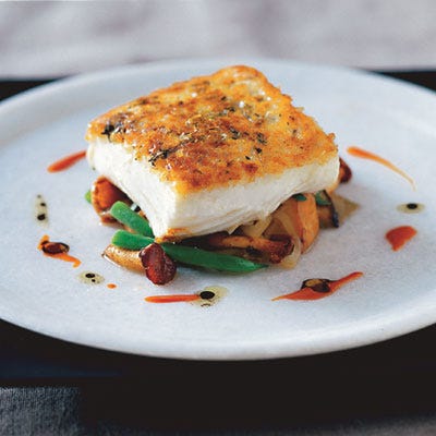 Chef/owner <a href="http://www.radiusrestaurant.com" target="_blank"><b>Radius</b></a>, Boston<br /><br /><b>Secret Shortcut:</b> Instant mashed potatoes<br />"Instant mashed potatoes are a great breading for fish and poultry. When combined with seasoning and used in place of breadcrumbs, they give an awesome flavor and are an easy, fast, and inexpensive ingredient."<br /><br /><b>Recipe: <a href="/recipefinder/potato-crusted-halibut-recipe" target="_blank">Potato-Crusted Halibut</a></b>