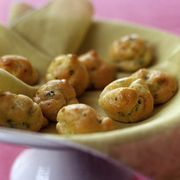 <p>Get these savory little egg-based pastries done ahead of time and freeze until the day of the party. The dough comes together quickly, so have all your ingredients prepped when you start.</p><br /><p><b>Recipe: <a href="/recipefinder/lemon-parsley-gougeres-recipe" target="_blank">Lemon-Parsley Gougères</a> </b></p>