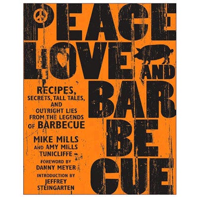 <p>If Dad prides himself on his smokin'-hot grill skills, then he'll devour this unique book from Grand World Champion pitmaster Mike Mills. <i>Peace, Love, and Barbecue: Recipes, Secrets, Tall Tales, and Outright Lies from the Legends of Barbecue</i> shares behind-the-scenes stories about the world of barbecue and — most importantly — reveals the prize-winning recipes of many BBQ masters.  (<a href="http://search.barnesandnoble.com/booksearch/isbnInquiry.asp?EAN=9781594861093&lkid=J25249592&pubid=K125307&byo=1" target="_blank">barnesandnoble.com</a>, $15.78)</p>