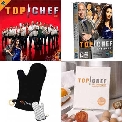 Is Dad glued to <i>Top Chef</i>? Well, deck him out with <i>Top Chef</i> gear from Bravo, from a chef's coat to the <i>Top Chef Cookbook</i> to the newest addition, Top Chef: The Game. Yes, just like Iron Chef America Wii, Top Chef: The Game lets fans take on the role of cheftestant in the virtual Top Chef Kitchen. Get Dad ready by putting on your best Padma Lakshmi: "Knives down, hands up!" (<a href="http://www.shopbybravo.com/eSource/PK/ecom/eSource/items/items-3-S0-lV1TopChef-lV2-lV3Bravo.aspx?store=bravo" target="_blank">Bravo</a>, prices vary)
