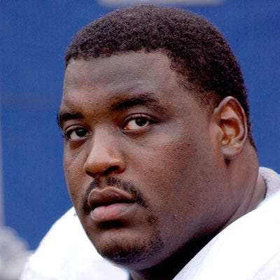 Damien Woody, who last played for the New York Jets, is an all-around star. His foundation, Woody's Kids, assists families with children afflicted by illness, and in 2001 he presented more than 4,500 soup cans to the Greater Boston Food Bank. His most memorable Super Bowl meal? Alligator. "In my first Super Bowl in New Orleans, I had alligator," says Woody. "I didn't even know you could eat alligator, and it was actually really good!" Fearless on the field and at the table, in the kitchen, Woody relies on Mom. "My mom [Nancy] makes <i>the</i> best <a href="http://gogonow.org/recipefinder/vegetable-lasagna-680?click=recipe_sr"target="_new"><b>lasagna</b></a>. No question about that." At 330 lbs, we definitely don't want to question Woody!
