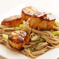 Soba noodles made of buckwheat flour are the base in this low-carb, Japanese-inspired recipe. Mirin and miso combine to create a delectable sweet/sour sauce that is used to marinate the scallops and cook the noodles. Feel free to use this marinade on chicken if you're looking for a savory combination to dress up a bland meal.
<p><br /><b>Recipe:</b> <a href="/recipefinder/miso-glazed-scallops-soba-noodles-recipe-5255"target="_blank">Miso-Glazed Scallops with Soba Noodles</a></p>
