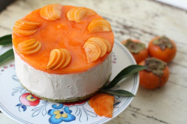 <p></p>
<p><strong>Get the recipe from <a href="http://vidyacleanse.com/2013/12/quarter-of-a-century-raw-vegan-white-chocolate-persimmon-pistachio-cake/
" target="_blank">Vidya Cleanse</a>.</strong></p>