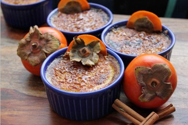 <p></p>
<p><strong>Get the recipe from <a href="http://madamecroquette.com/2012/12/persimmon-creme-brulee/
" target="_blank">Madame Croquette</a>.</strong></p>