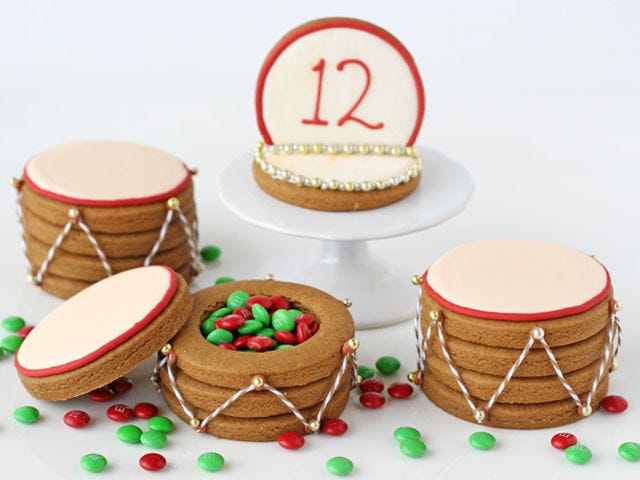 Sweetness, Cake, Dessert, Pattern, Baked goods, Peach, Ingredient, Circle, Recipe, Baking, 