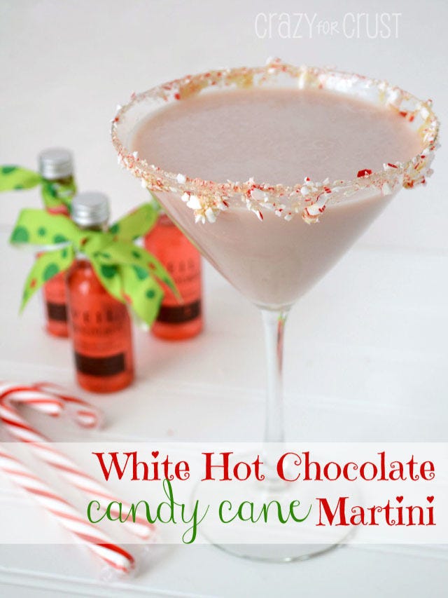 <p><br /><strong>Get the recipe from <a href="http://www.crazyforcrust.com/2012/12/white-hot-chocolate-candy-cane-martini-candy-cane-infused-vodka/" target="_blank">Crazy for Crust</a>.</strong></p>
