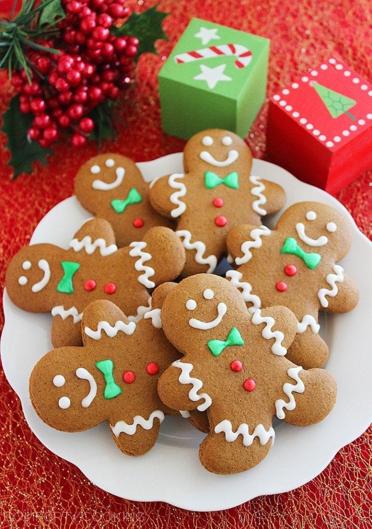 Is there anything more Christmas than adorable gingerbread men? Bonus: the spices in these cookies will fill your home with a warm and delicious aroma.

 Get the recipe from The Comfort of Cooking.