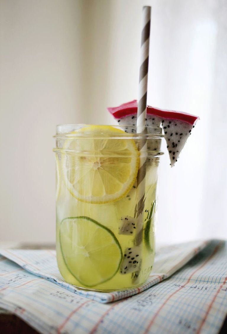 <p></p>
<p><strong>Get the recipe from <a href="http://www.abeautifulmess.com/2013/05/dragon-fruit-limeade-cocktail.html" target="_blank">A Beautiful Mess</a>.</strong></p>
