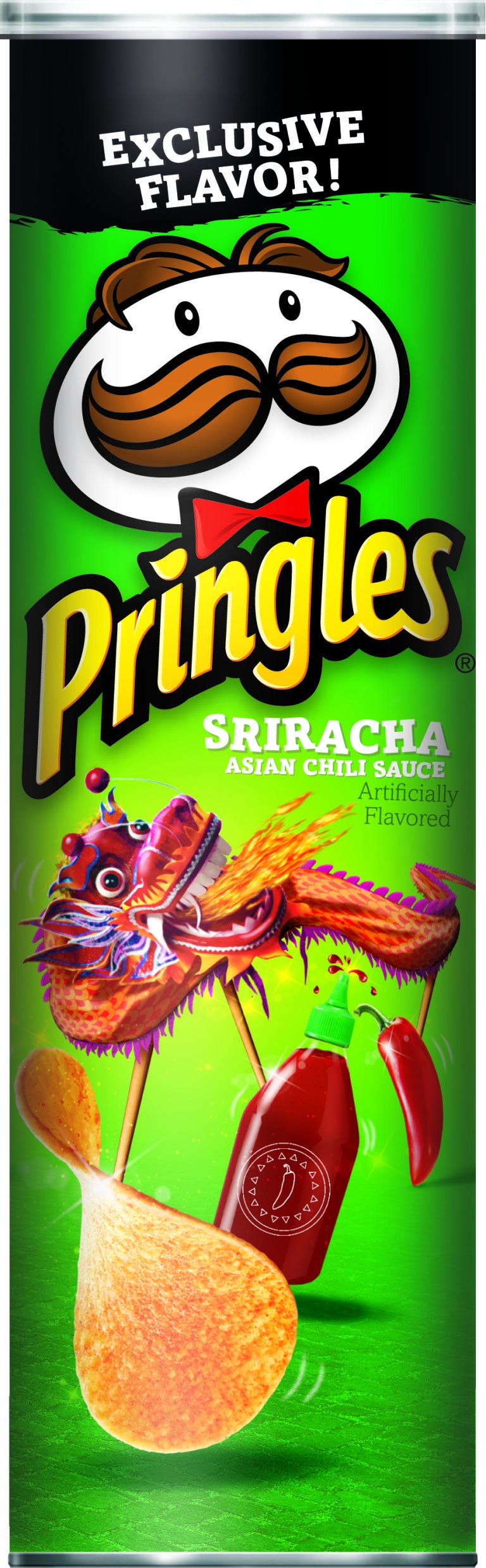 <p>Considering they've already gone down the <a href="http://consumerist.com/2013/10/15/pecan-pie-pringles-appear-in-stores-were-not-sure-why/" target="_blank">Pecan Pie</a> and <a href="http://www.amazon.com/Pringles-Potato-Crisps-Cheese-Cheeseburger/dp/B00A3X9XHA?tag=ghk_autolinks-20" target="_blank">Cheeseburger</a> roads, it seems almost quaint that Pringles also tackled a flavor like sriracha. Currently, it's only available at Walmart.</p>
<p><strong>Pringles Sriracha, <em><a href="http://www.walmart.com/ip/Pringles-Sriracha-Asian-Chili-Sauce-Potato-Crisps-5.96-oz/35137210" target="_blank">select stores</a></em></strong></p>