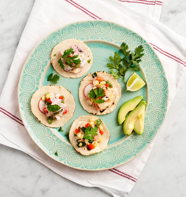<p>Warning: serve these at a party or you won't be able to control how many of these you devour! With versions for vegetarians <em>and </em>pescatarians, this recipe is supremely party-ready.</p>
<p><strong>Get the recipe from <a href="http://www.loveandlemons.com/2013/02/18/mini-ceviche-tacos/" target="_blank">Love and Lemons</a>.</strong></p>