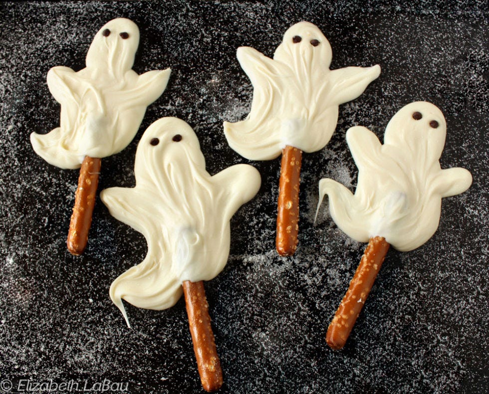 <p>It's scary how good the combination of sweet and salty can be and these pops hit both flavors perfectly.</p>
<p><strong>Get the recipe from <a href="http://candy.about.com/od/halloweencandyrecipes/r/choc_ghosts.htm" target="_blank">About Food</a>.</strong></p>