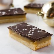 <p>Rich dark chocolate and a little bit of rum makes this a shortbread cookie fit for a "bajillionaire."</p>
<p><b>Recipe:</b> <a href="www.delish.com/recipefinder/bajillionaires-shortbread-recipe-del1214"><b>Bajillionaire's Shortbread</b></a></p>
