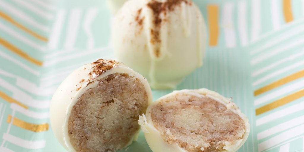 Snickerdoodle Cookie Dough Truffles