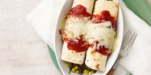 Black Bean, Corn, and Spinach Enchiladas - Delish.com