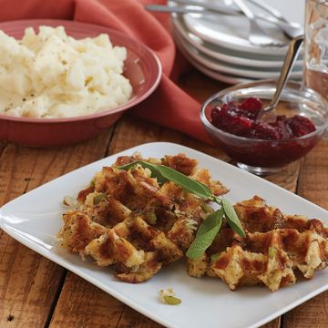 <p>Whether from scratch or from a box, all roads lead to stuffles.</p>
<p><strong>Recipe: <a href="http://www.delish.com/recipefinder/stuffing-waffles-recipe-del0814" target="_blank">Stuffles (Stuffing Waffles)</a></strong></p>
