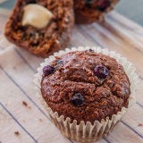 blueberry flax seed muffins