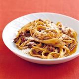 pasta and easy italian meat sauce