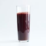 glass of purple juice