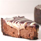 triple chocolate cheesecake