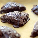 triple chocolate scones