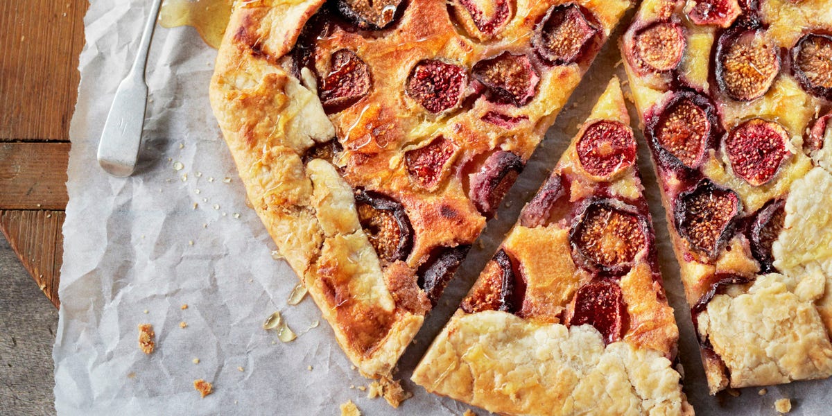 Fresh Fig Crostata with Ricotta and Honey