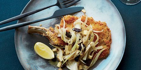 Crispy Pork Chops With Warm Fennel Salad Recipe