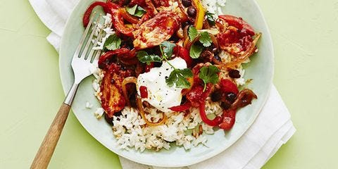 Chicken and Black Bean Fajita Stir-Fry - Delish.com