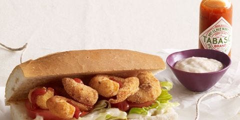 Fried-Shrimp Po’boys