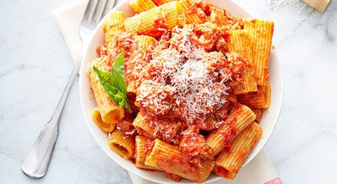 parmesan and sausage bolognese