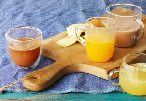 <p>Zinc and echinacea are prized for their sniffle-fighting capabilities. A few drops of these liquid supplements give a tasty warming brew a healing bonus. Lightly caffeinated green tea gives a gentle lift plus cancer-fighting flavonoids; raw agave sweetens the deal.</p>
<p><strong>Recipe: <a href="http://gogonow.org/recipefinder/cold-warrior-recipe-del0214%22 target="_blank">Cold Warrior</a></strong></p>