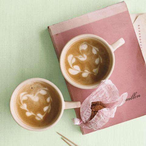 <p>Customize your significant other's morning eye-opener with a valentine traced in frothed milk. All it takes is a toothpick swirled through a dotted heart of foam.</p>
<p><b>Recipe: <a
href="http://www.delish.com/recipefinder/cappuccino-heart-foam-recipe-mslo0314"> Cappuccino Heart Foam</a></b></p>