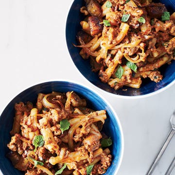 cumin lamb noodles with eggplant