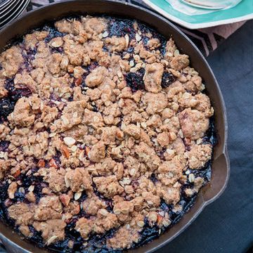 <p>This classic cherry crumble has three genius twists that add layers of delicious flavor: a whole-grain topping, a splash of balsamic vinegar with the cherries, and grated pear to thicken the filling.</p><p><strong>Recipe:</strong> <a href="http://www.delish.com/recipefinder/whole-grain-cherry-crumble-recipe-fw0414"><strong>Whole-Grain Cherry Crumble</strong></a></p>