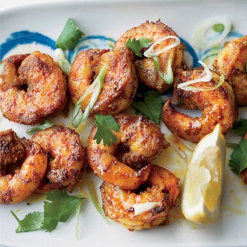 <p>This tasty shrimp is brightly flavored and nicely spiced, with an appealing heat that lingers.</p><p><strong>Recipe:</strong> <a href="http://gogonow.org/recipefinder/masala-fried-shrimp-recipe-fw0714%22%3E%3Cstrong%3EMasala Fried Shrimp</strong></a></p>