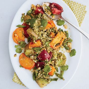 <p>Grilled corn and jalapeño add smoky flavor and heat to the dressing for this terrific salad. The recipe is excerpted from the <i>Portlandia Cookbook</i>, which comes out in early 2015 and is based on the food-obsessed satirical TV show starring Fred Armisen and Carrie Brownstein.</p><p><strong>Recipe:</strong> <a href="http://gogonow.org/recipefinder/summer-market-salad-jalapeno-dressing-recipe-fw0714%22%3E%3Cstrong%3ESummer Market Salad with Jalapeño Dressing</strong></a></p>