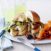 Twenty-five minutes to a meal this good looking? You bet! Try this juicy twist on a burger with some sneaky vegetables to boot.<br /><br /><a href="http://www.redbookmag.com/recipefinder/chicken-burgers-milanese-recipe"><b>Get the recipe!</b></a>
