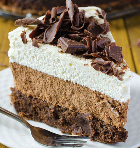 triple chocolate mousse cake