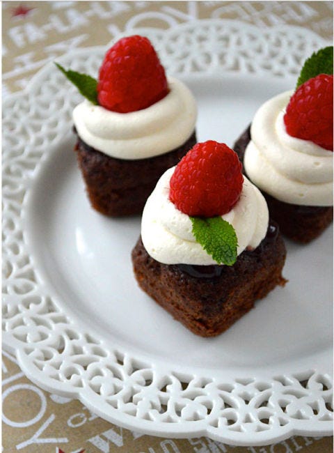 tuxedo brownie bites