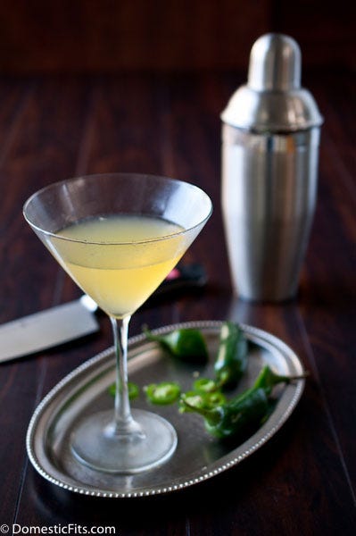 jalapeno peach martini
