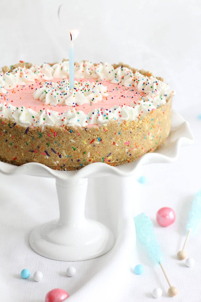 no bake strawberry milk cheesecake