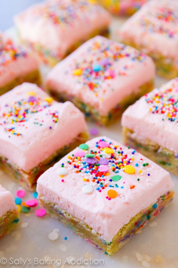 frosted sugar cookie bars