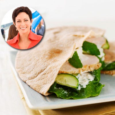 ellie kriegers greek salad pitas