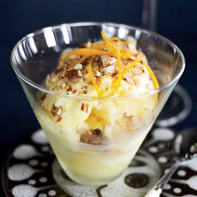 Citrus-Granita and Orange-Mousse Parfaits