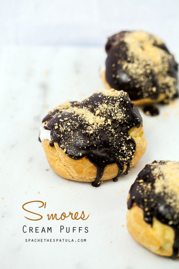smores cream puffs