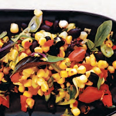 Sweet Corn Salad with Beans