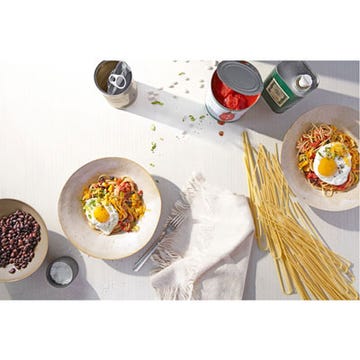 huevos rancheros spaghetti