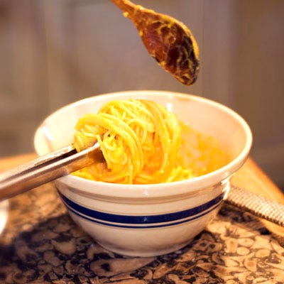 Spaghetti with Squash Sauce