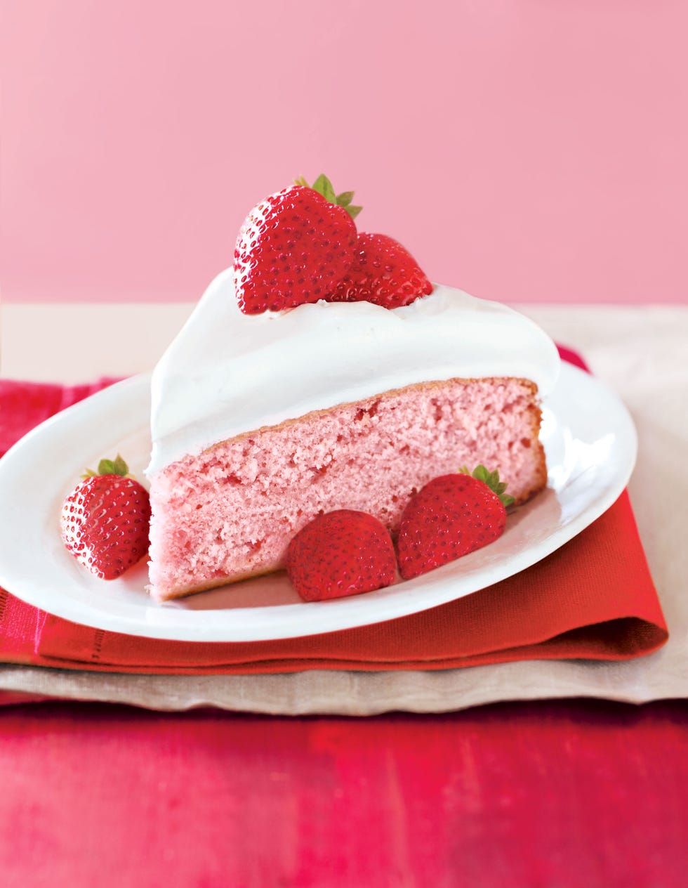 fresh strawberry cake
