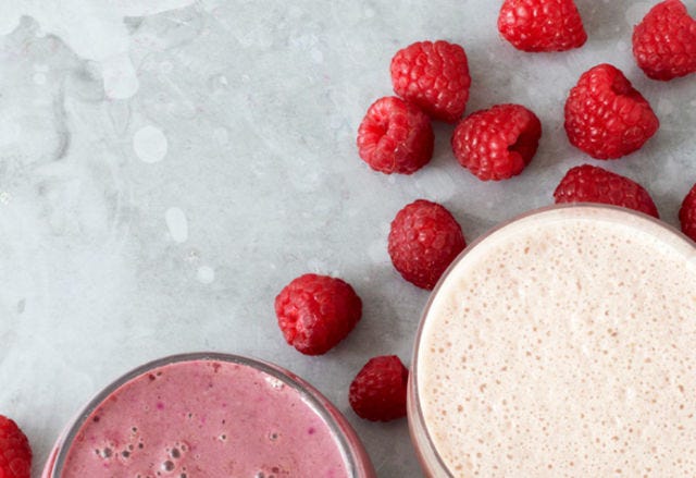 A satisfying smoothie that will keep you fueled, this can be made extra good with homemade hemp milk.
 Recipe: Hemp Protein Buzz